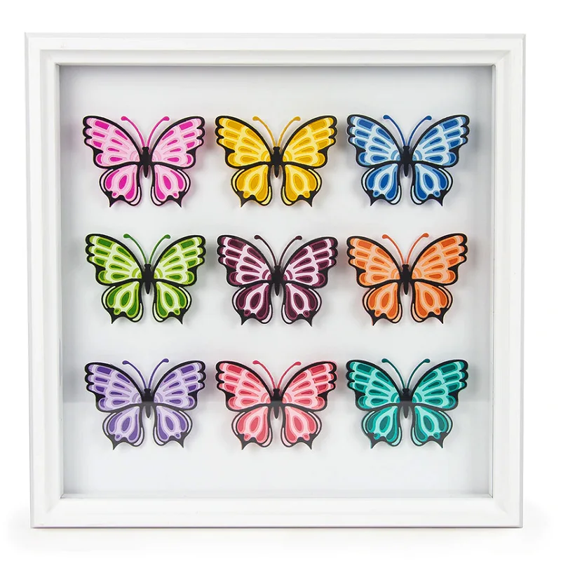 Download Layered Butterfly in Flower Metal Cutting Die Stencil ...