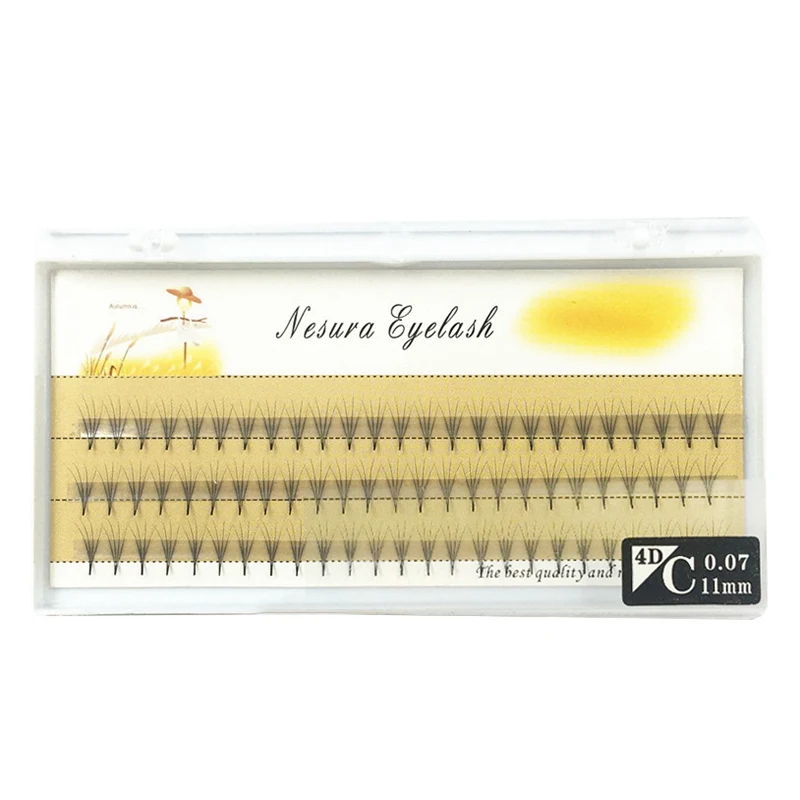 

2018 New Korea Style Magic Fairy Silk Grafted Planting False Eyelash Natural Thick Natural 4D Silk Lashes False Eyelash