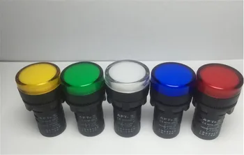 

20pcs Mixed group of 220VAC 16mm LED Power Indicator Signal Light