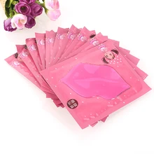 5 шт., Женская кристальная коллагеновая маска для губ, подушечки, сексуальная увлажняющая эссенция, маска для губ, подушечки для губ, гелевый увеличитель губ, косметика TSLM2