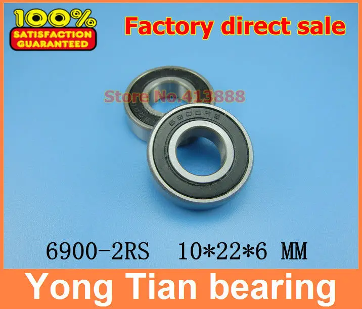 

(1pcs) SUS440C environmental corrosion resistant stainless steel bearings (Rubber seal cover) S6900-2RS 10*22*6 mm