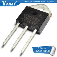5 шт. BTA41-600B TO-3P BTA41-600 TO3P BTA41600B 41-600B и IC