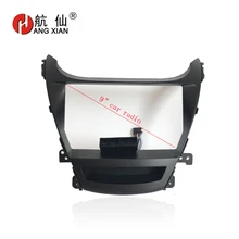 HANGXIAN 2Din Autoradio Fascia frame per Hyundai Elantra 2014 auto DVD gps estero Pannello Dash Kit di Installazione Telaio Trim lunetta