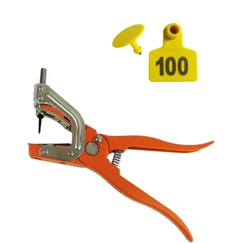 

1Pcs Ear Tags Pliers Farm Animal Ear Puncher Pig Tag Installation Pliers Farm Livestock Tool