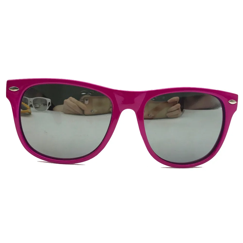 60 пар жемчужных ярких цветов классические солнцезащитные очки Индивидуальные свадебные сувенирные вечерние солнцезащитные очки с зеркальными линзами вечерние сувениры
