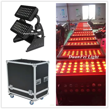 

(2pcs+2Flycase) Flight Case 72x14w RGBWA 5IN1 Led Wall Washer Stage Light LED Wash Wall City Color Lightings