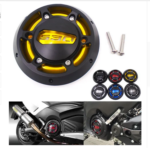 Мотоцикл TMAX крышка статора двигателя CNC Защитная протектор для Yamaha T max 530 2012 2015 6