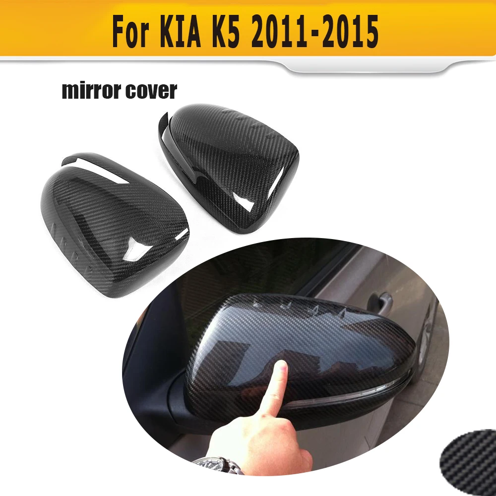 Buy For K5 carbon fiber car mirror covers caps Shell