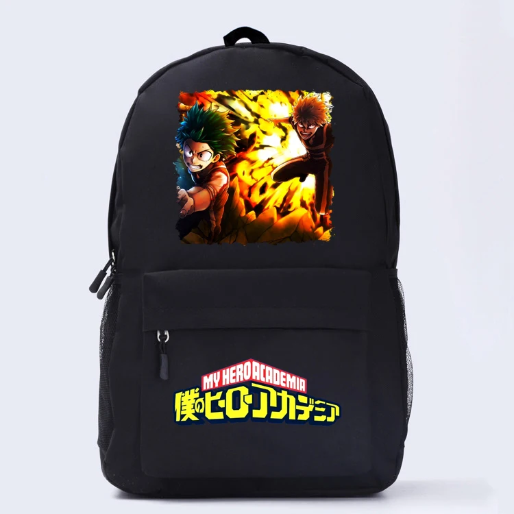 My Hero Academia Midoriya Izuku Anime Nylon Student Backpack  