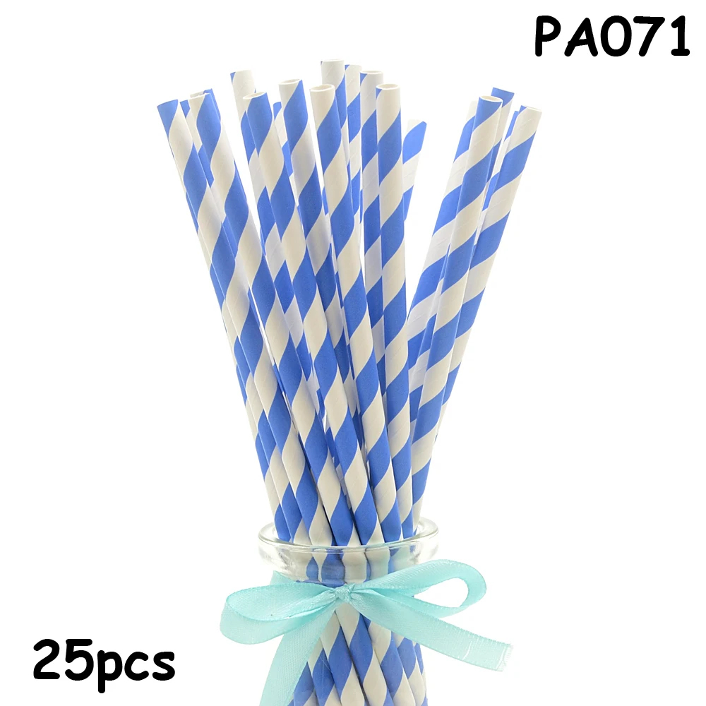 25pcs Drinking Paper Straws Gold Heart Star Stripe Paper Straws For Birthday Baby Shower Decoration Gift Party Event Supplies - Цвет: PA071