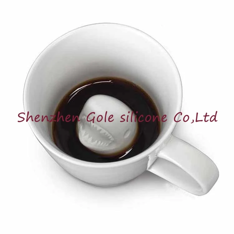 

2016 new sale Shark Attack Cup Creative Coffee Mug Innovative New Strange Gift Glass Contracted White Ceramic Cup