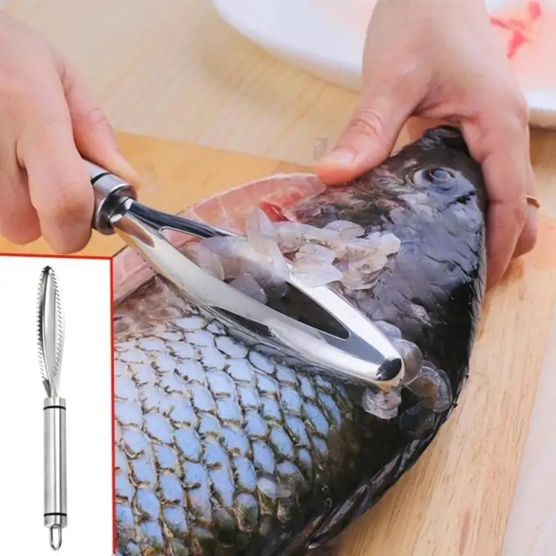 Рыбий шкура Щетка для скребка Кантер(рыбацкие весы) щетка терки быстро удаляет нож для разделки рыбы чистилка скалер скребок mutfak malzemeleri