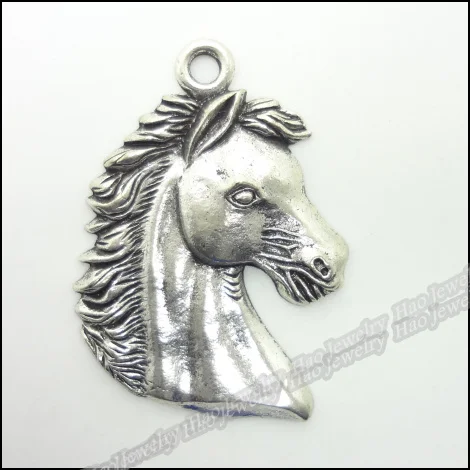 8 pcs Vintage Charms Horsehead Pendant Antique silver Fit Bracelets Necklace DIY Metal Jewelry Making | Украшения и аксессуары
