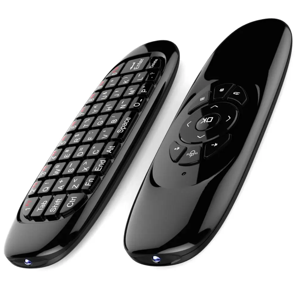

C120 2.4G Wireless Air Mouse Remote Control with Double-sided Wireless Keyboard for Android TV Box / Smart TV / PC New