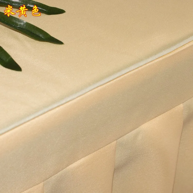 Полиэфирное покрытие стола с юбкой стол swag плиссированный стиль сделано вместе свадебный отель украшение стола скатерть