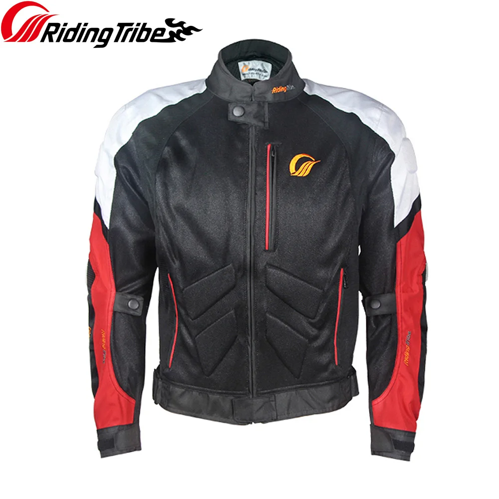 

Riding Tribe New Men's Motorcycle Jacket Summer Anti-collision Breathable for Moto Rider Motobike clothes Protective guardsJK-39