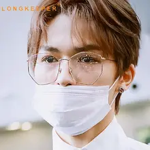 Неправильная металлическая оправа, очки для женщин и мужчин, классический бренд, модные очки, оправа для женщин, золотые, серебряные, черные очки, аксессуары