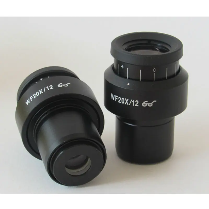 

1PC High Eyepoint Wide Field WF20X Field of View 20mm Diopter Adjustable Eyepiece with Mounting Size 30mm for Stereo Microscope