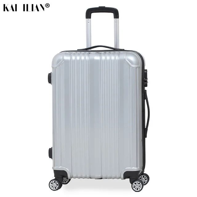 New hot suitcase carry-ons Women travel Spinner rolling luggage on wheels 20/22/24 inch Cabin trolley box fashion men's luggage - Цвет: 1PCS