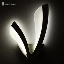 12W White LED Wall Lights Lamp For Living Room Bedroom Fixtures Acrylic Sconce Wall Lamps Indoor Modern Home Lighting AC85-260V