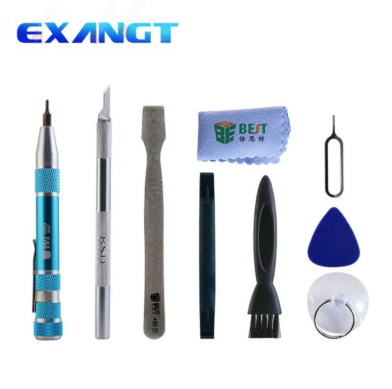 

BST-608 19 in 1 Assemble DissembleTools Kit Pry Tool Opening Screwdriver Set for IPone iPad Mobile Phone Repairing