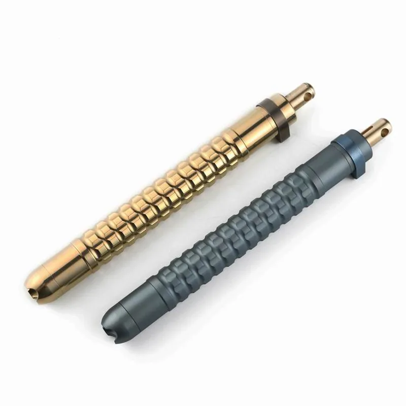 

1PC EDC Titanium Alloy MetalDefense Pen Cool Stick Tengmeixi Shell Outdoor Portable Gadget Can Be Installed Tritium Gas Tube