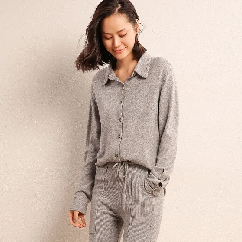 HZYRMY Autumn New Women Cashmere Cardigan Solid color Fashion Quality Sweater Winter Soft Knitted Wild Warm Wool Female Cardigan HZYRMY Autumn New Women Cashmere Cardigan Solid color Fashion Quality Sweater Winter Soft Knitted Wild Warm Wool Female Cardigan