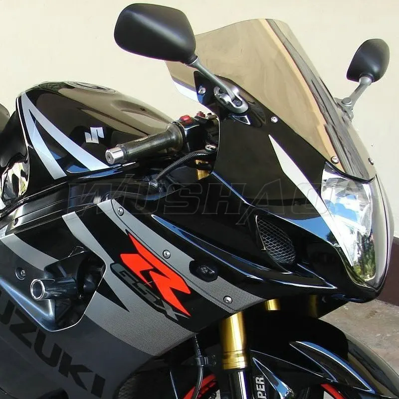 Лобовое стекло для мотоцикла двойной пузырьковый ветровой экран Suzuki 2003 2004 GSXR1000