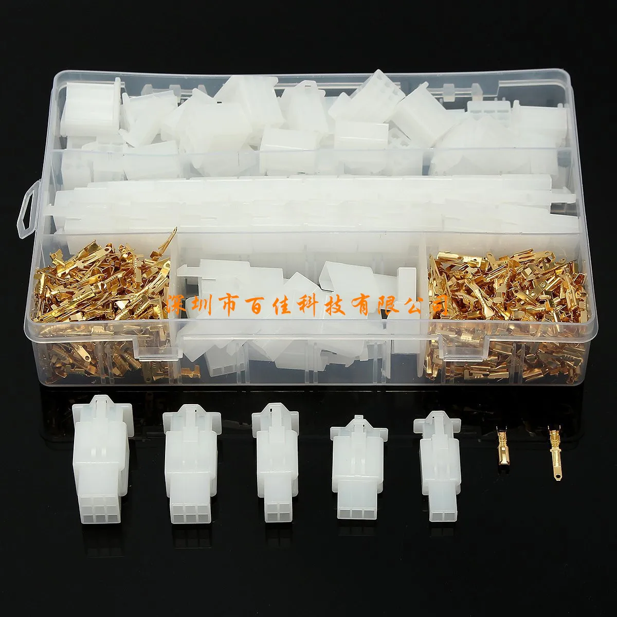 

580PCS 50 sets of car and motorcycle 2.8mm 2 3 4 6 9-pin terminal block connector