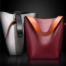 New women leather handbags bolsa feminina de ombro sac a main femme de marque luxe cuir 2016 tote bag