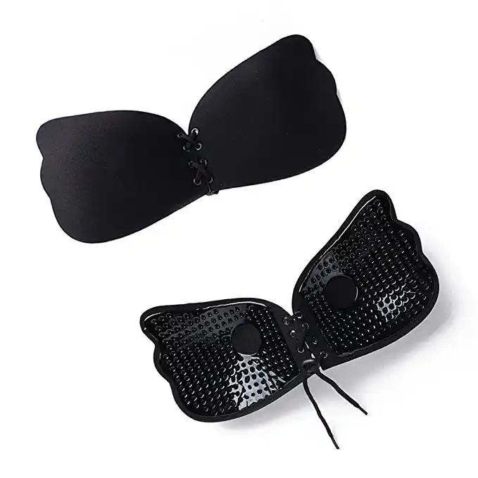 Magic Wing Strapless Bra Silicone Push up Strapless Backless Self