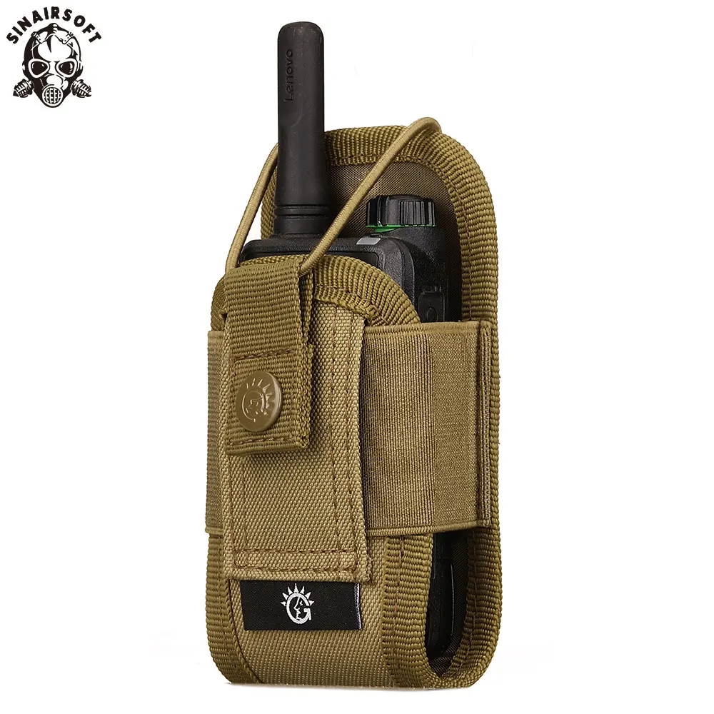 

SINAIRSOFT Tactical Walkie-Talkie Bag Army Fan Molle CS Equipment Camouflage Accessory Multi-Function Outdoor Sports Package