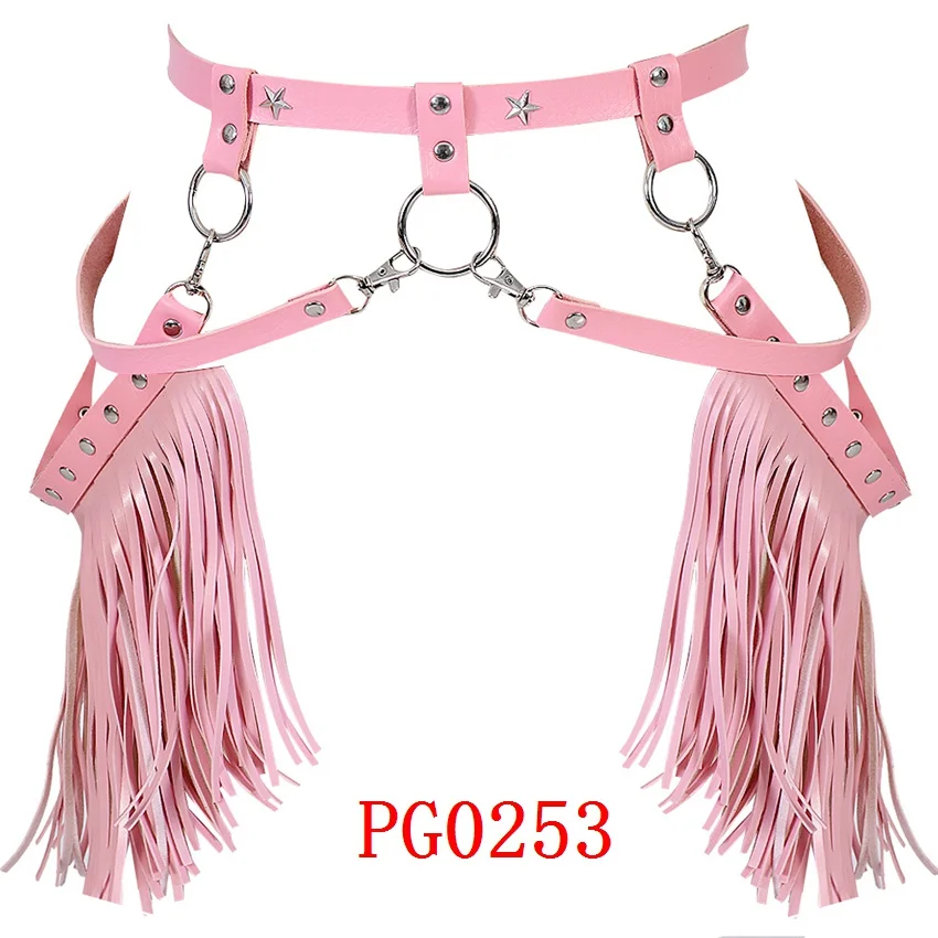 Leather Harness Stockings High Garter Belt for Women Black Sexy Bondage Shorts Plus Size punk goth Festiva Club Party Dance