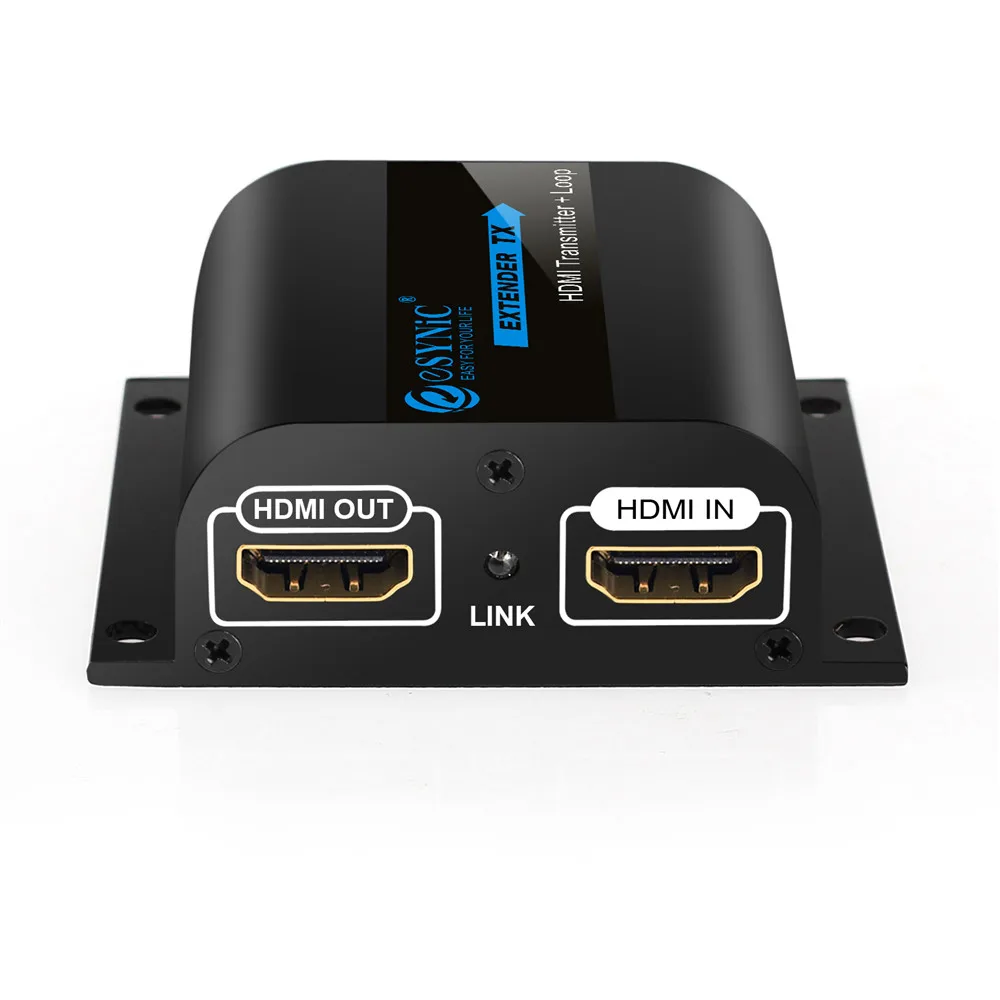 Esynic HDMI удлинитель разветвитель петля с ИК-пультом 1080P HDMI удлинитель передатчик для ТВ проектора DVD по RJ45 CAT6 CAT7 кабель
