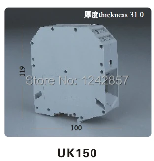 

UK150 Seal sheel block connector UK Series universal terminal blocks/connection terminal suit Din rail uk-150,