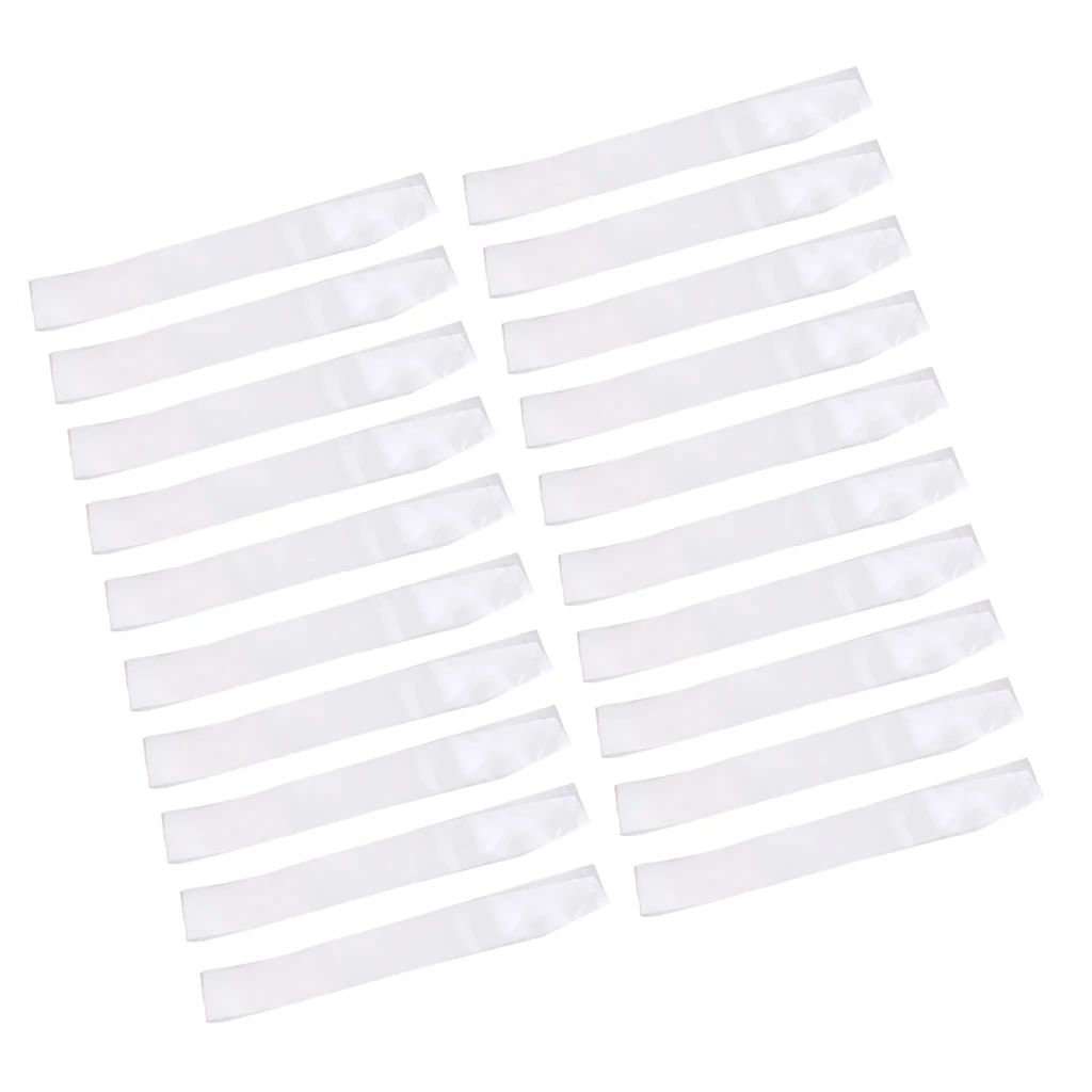 20 pcs Make Your Own Blank Sash Ribbon For Baby Shower Party Birthday Pageant Decoration Satin Sash Holiday DIY Decorations