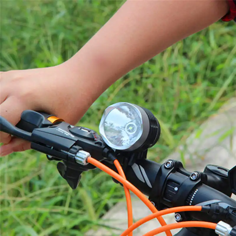 3000 Lumen XML Q5 Interface LED Bike Bicycle Light Headlamp Headlight 3Mode lanterna led bike powerful led flashlight #4S6 (5)