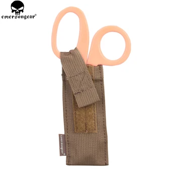 

EMERSONGEAR Scissors Pouch Shear Holder Tactical Molle Scissors Pouch Airsoft Military Combat Bag Multicam Black EM6367