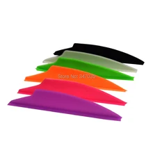 100 pcs 2.5 inch Plastic Dolphin Vane for Archery Arrow DIY Hunting outdoor – Free shipping