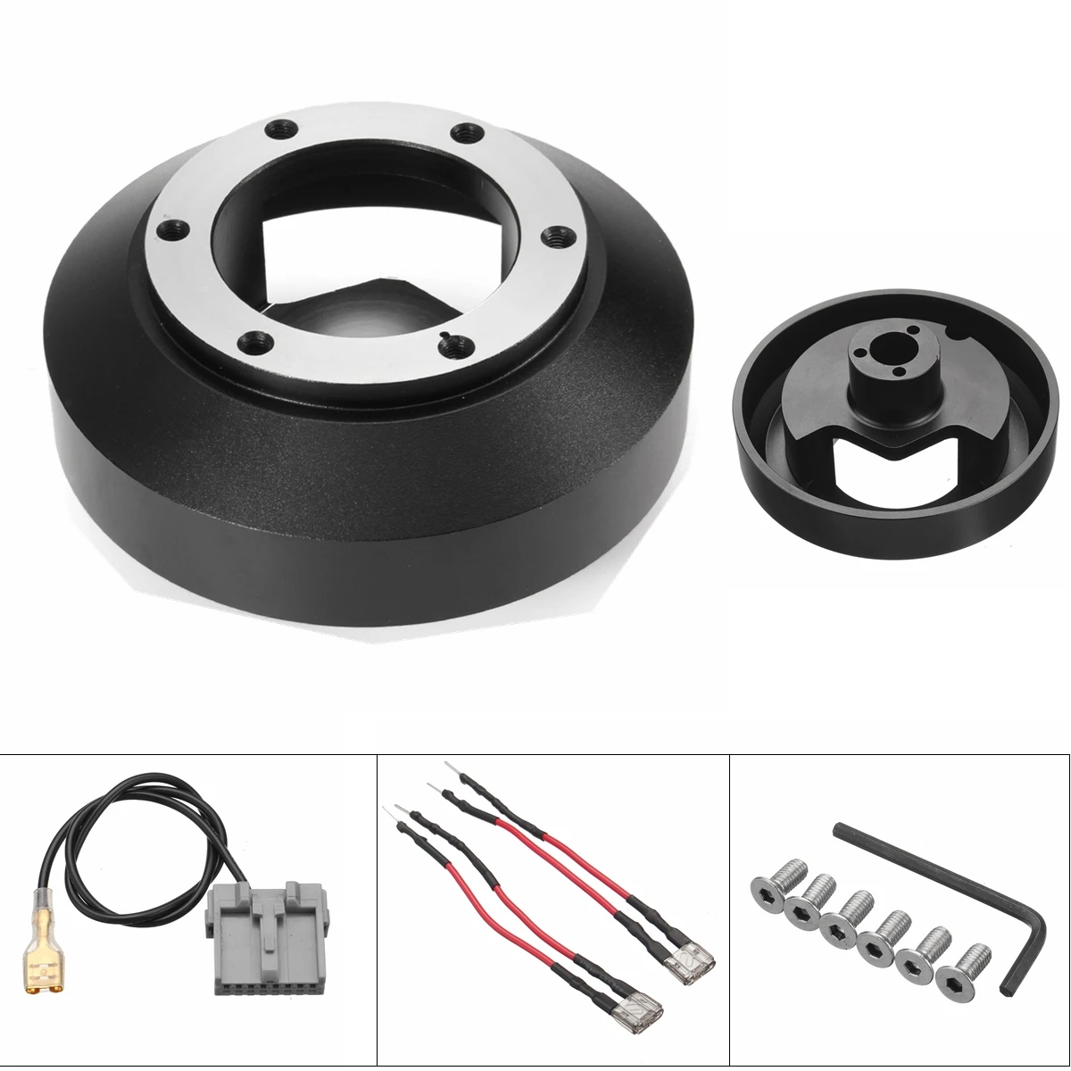 

1 pc Steering Wheel Hubs Adapter Boss Kit For Nissan/350Z/370Z NRG Steering Wheel 6-Hole Short Thin SRK-141H Quick Release