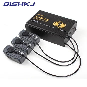 

5-in-1 Battery Parallel Charger Remote Controller Multi Charger Dual USB Charger for DJI SPARK Drone Accessories