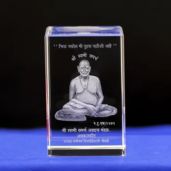 

Buddha Statue India Fengshui K9 Crystal Laser 3D Internal Statue Sculpture Figurines Miniatures Crystal Arts Craft Home Decor