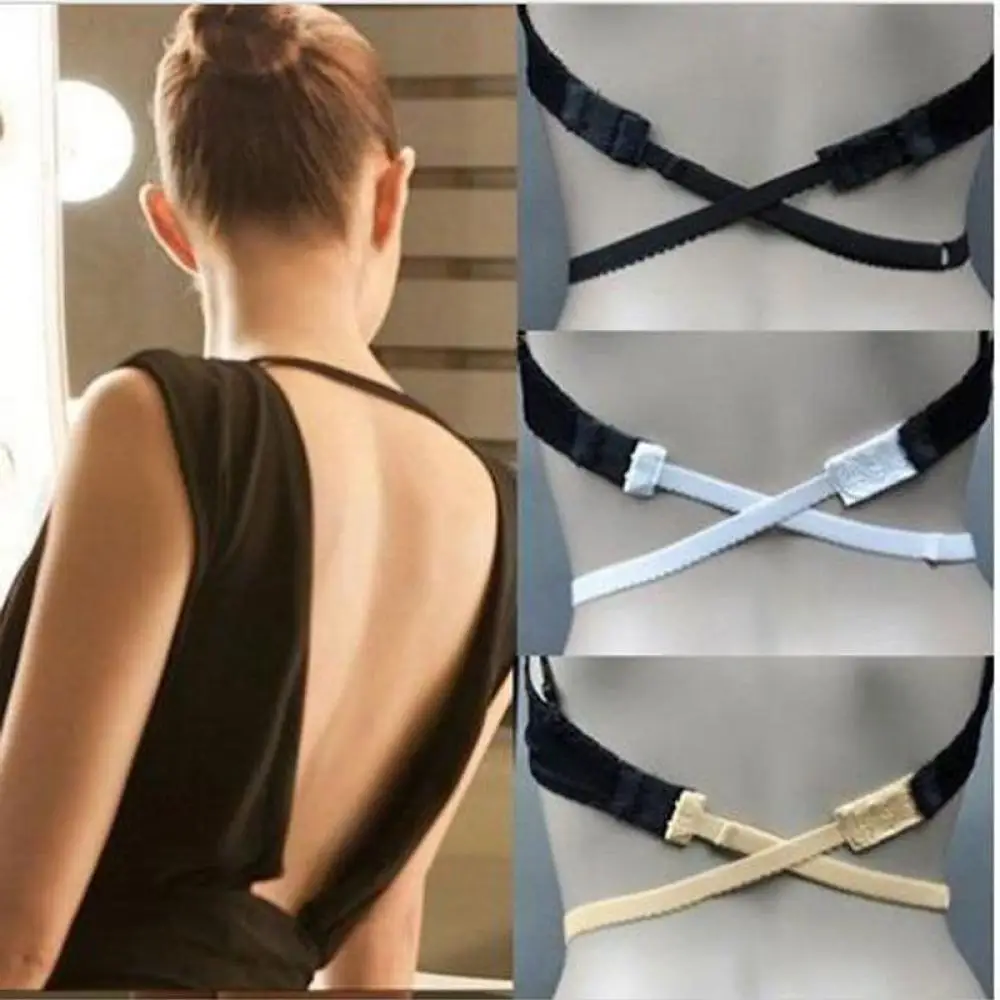 

Newly Adjustable Backless Bra Strap Adapter Converter Fully Extender Accessories Hook Women's Fashion Bra Strap Adapter 3 Colors