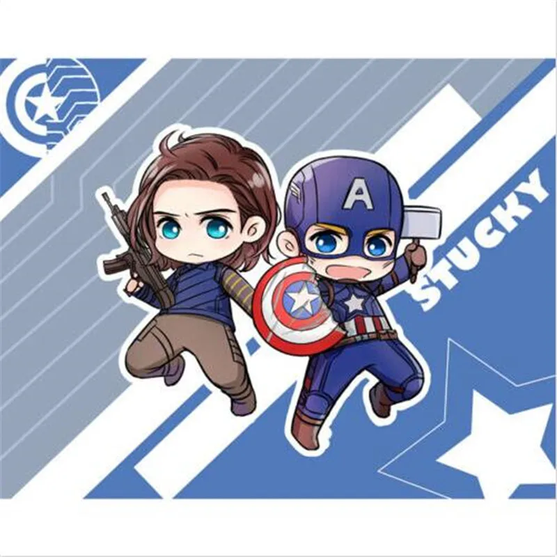 

2019 Marvel The Avengers Winter Soldier Bucky Captain America Stuffed Pillow 2-sideLovely Free Shipping