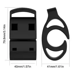 Силиконовые велосипедное крепление комплект подставка с двумя кабелями Галстуки для Garmin Forerunner Fitbit gps часы Quick Release велосипед держатель