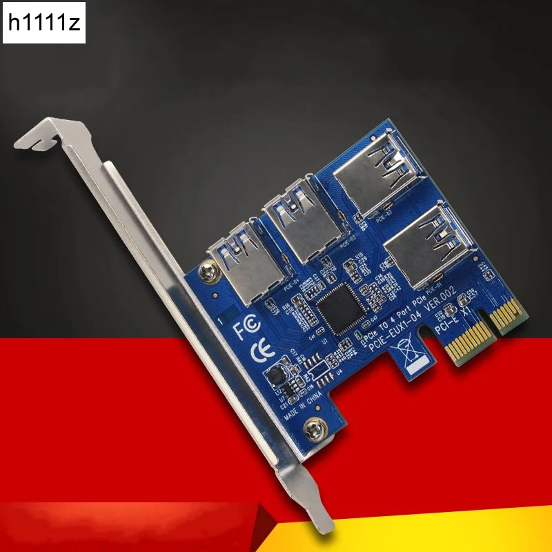 

USB3.0 PCI-Express Card Host Controller Card 3.0 Adapter to USB 3.0 Converter 4 Ports for Mining