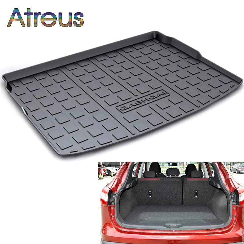 

Atreus Car Rear Trunk Floor Mat Durable Carpet For Nissan Qashqai J10 J11 X-trail T31 T32 Tiida Teana Sylphy Auto Accessories