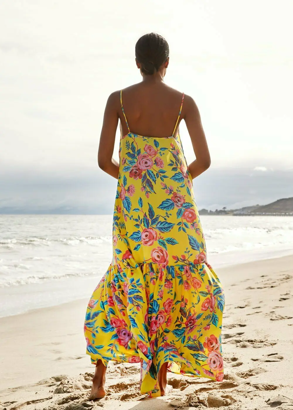 

High Quality Fashion New V-neck Summer Holiday Sleeveless Ladies Women Summer Holiday Sleeveless Maxi Dress BOHO Beach Sundress