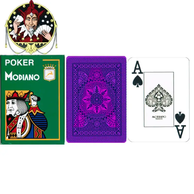Лучшие Modiano Cristallo магические жульнические азартные карты для невидимых чернильных маркированных контактных линз или солнцезащитных очков - Цвет: Green