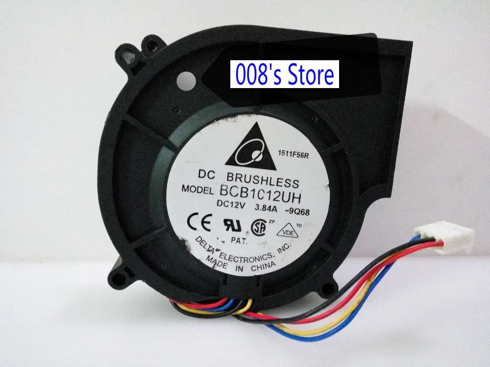 Delta BCB1012UH Fan 97*87*25mm DC12V 3.84A 4Pin